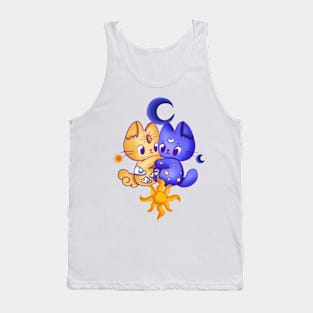 Cats moon and sun Tank Top